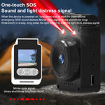 Registratore da viaggio 2K grandangolare 170° con schermo IPS