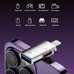 Adattatore OTG da 8 pin a USB, USB-C / Type-C, 8 Pin to USB, Type-C