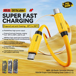 Cavo ricarica rapida Tipo C a Tipo C in silicone 1 m 65W