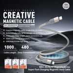 Cavo ricarica rapida magnetico Tipo C 65W WK WDC-46