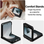 Custodia per telefono in PU con trama fine e satinata LC.IMEEKE L1 Series con cordino, For Galaxy Z Flip8 5G, For Samsung Galaxy Z Flip7 5G, For Samsung Galaxy Z Flip6, For Samsung Galaxy Z Flip5