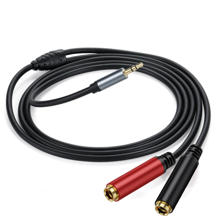 Cavo adattatore audio 3,5mm TRS maschio a 2x 6,35mm femmina