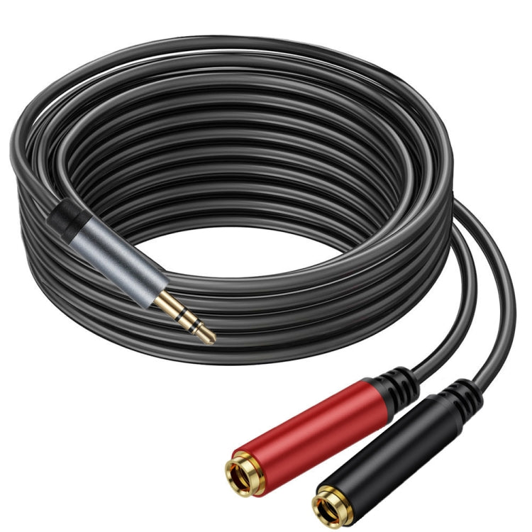 Cavo adattatore audio 3,5mm TRS maschio a 2x 6,35mm femmina