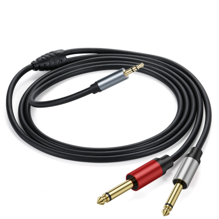 Cavo adattatore audio splitter Y 3,5mm TRS a doppio 6,35mm TS