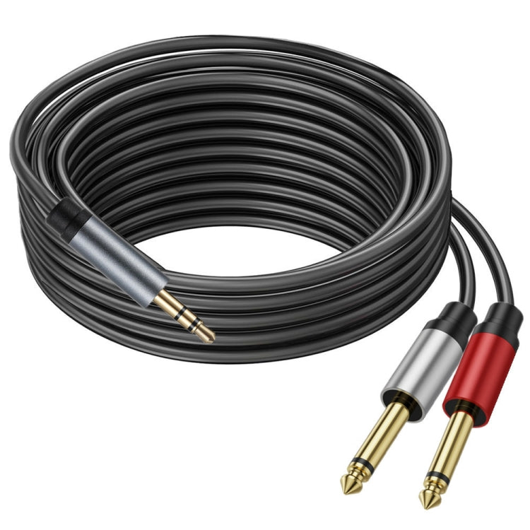 Cavo adattatore audio splitter Y 3,5mm TRS a doppio 6,35mm TS
