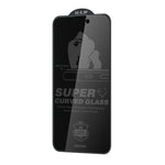 Pellicola vetro temperato privacy curva 28° per iPhone 16 Pro Max
