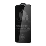 Pellicola vetro temperato privacy curva 28° per iPhone 16 Pro Max
