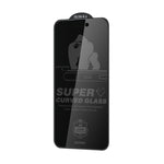 Pellicola vetro temperato privacy curva 28° per iPhone 16 Pro Max