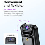 Videoregistratore WiFi 2K HD con lente rotante e visione notturna