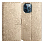 Custodia per telefono in pelle con stampa floreale, For iPhone 17 Pro, For iPhone 17, For iPhone Air, For iPhone 16 Pro Max