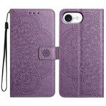 Custodia per telefono in pelle con stampa floreale, For iPhone 18 Pro, For iPhone 18 Pro Max, For iPhone 17e / 16e, For iPhone 17 Pro Max