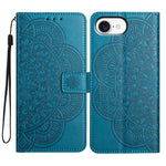 Custodia per telefono in pelle con stampa floreale, For iPhone 18 Pro, For iPhone 18 Pro Max, For iPhone 17e / 16e, For iPhone 17 Pro Max