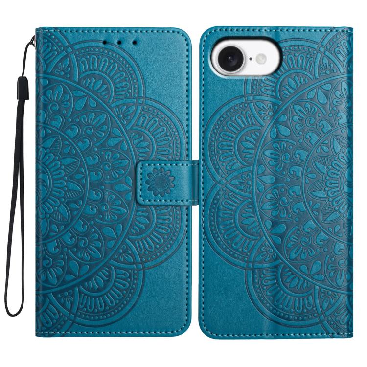 Custodia per telefono in pelle con stampa floreale, For iPhone 18 Pro, For iPhone 18 Pro Max, For iPhone 17e / 16e, For iPhone 17 Pro Max