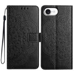 Custodia per telefono in pelle con stampa floreale, For iPhone 18 Pro, For iPhone 18 Pro Max, For iPhone 17e / 16e, For iPhone 17 Pro Max