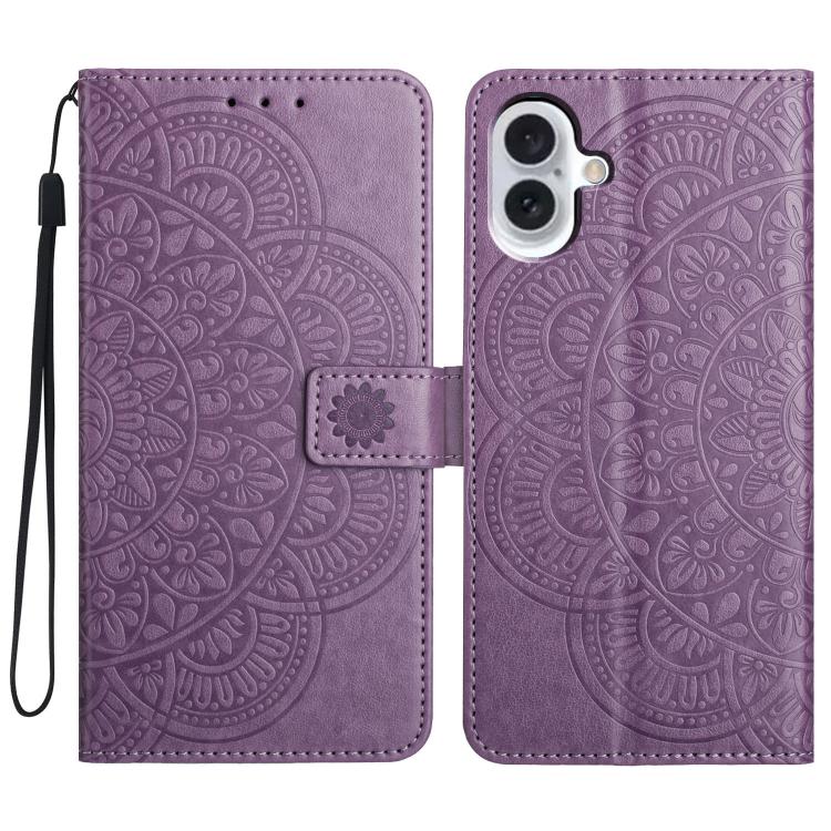 Custodia per telefono in pelle con stampa floreale, For iPhone 17 Pro, For iPhone 17, For iPhone Air, For iPhone 16 Pro Max
