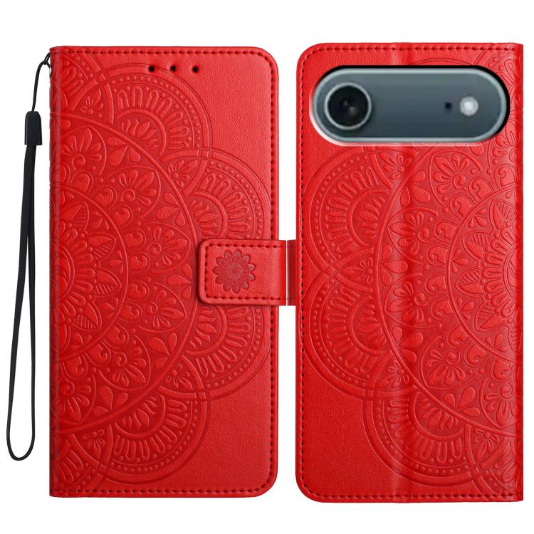 Custodia per telefono in pelle con stampa floreale, For iPhone 17 Pro, For iPhone 17, For iPhone Air, For iPhone 16 Pro Max