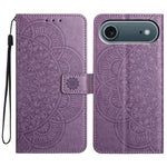 Custodia per telefono in pelle con stampa floreale, For iPhone 17 Pro, For iPhone 17, For iPhone Air, For iPhone 16 Pro Max
