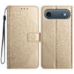 Custodia per telefono in pelle con stampa floreale, For iPhone 17 Pro, For iPhone 17, For iPhone Air, For iPhone 16 Pro Max