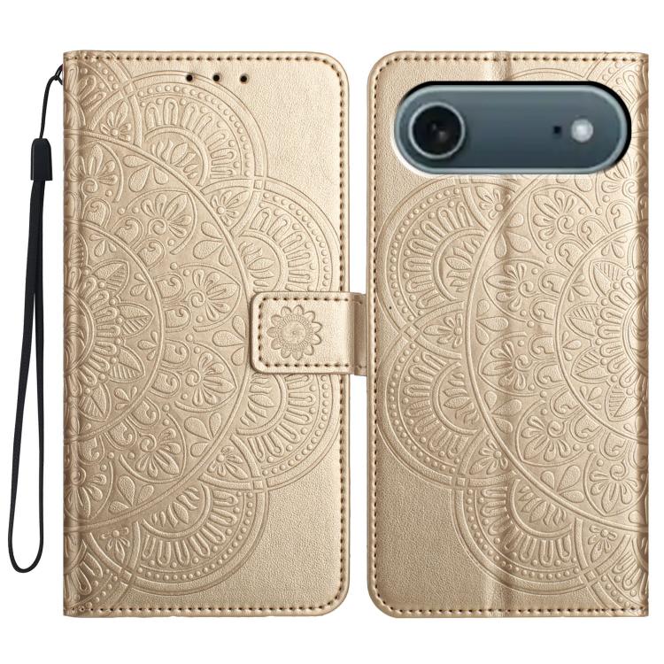 Custodia per telefono in pelle con stampa floreale, For iPhone 17 Pro, For iPhone 17, For iPhone Air, For iPhone 16 Pro Max