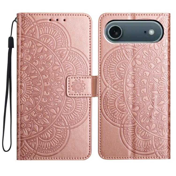 Custodia per telefono in pelle con stampa floreale, For iPhone 17 Pro, For iPhone 17, For iPhone Air, For iPhone 16 Pro Max