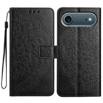 Custodia per telefono in pelle con stampa floreale, For iPhone 17 Pro, For iPhone 17, For iPhone Air, For iPhone 16 Pro Max