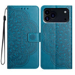 Custodia per telefono in pelle con stampa floreale, For iPhone 17 Pro, For iPhone 17, For iPhone Air, For iPhone 16 Pro Max