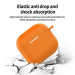 Custodia protettiva per auricolari in silicone con gancio, For AirPods 4