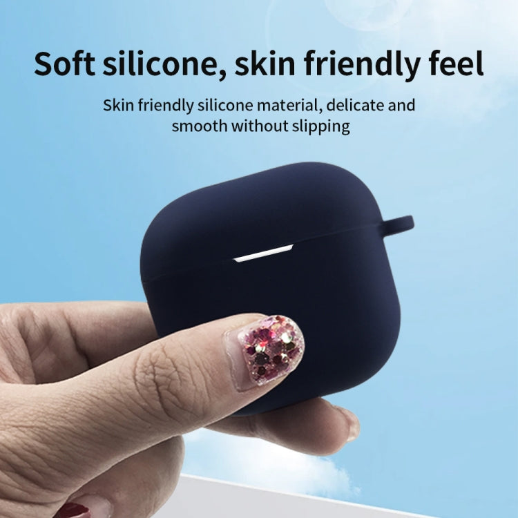 Custodia protettiva per auricolari in silicone con gancio, For AirPods 4
