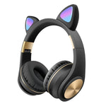 Cuffie da gioco wireless Bluetooth con orecchie di gatto