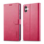 LC.IMEEKE Custodia per telefono in pelle di vitello, For Galaxy A27 5G, For Samsung Galaxy A07 4G, For Samsung Galaxy A17 5G, For Samsung Galaxy A56 5G