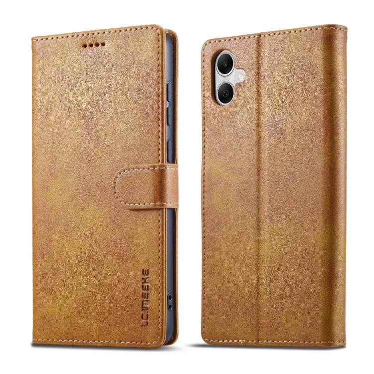 LC.IMEEKE Custodia per telefono in pelle di vitello, For Galaxy A27 5G, For Samsung Galaxy A07 4G, For Samsung Galaxy A17 5G, For Samsung Galaxy A56 5G