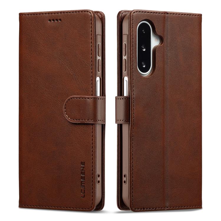 LC.IMEEKE Custodia per telefono in pelle di vitello, For Galaxy A27 5G, For Samsung Galaxy A07 4G, For Samsung Galaxy A17 5G, For Samsung Galaxy A56 5G