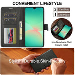 LC.IMEEKE Custodia per telefono in pelle di vitello, For Galaxy A27 5G, For Samsung Galaxy A07 4G, For Samsung Galaxy A17 5G, For Samsung Galaxy A56 5G