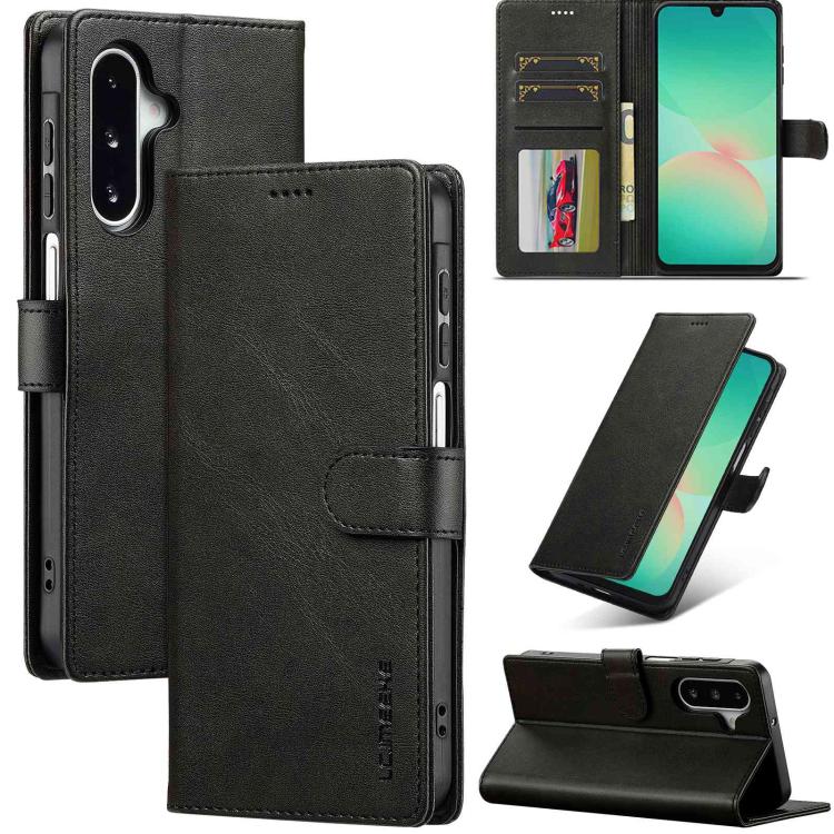 LC.IMEEKE Custodia per telefono in pelle di vitello, For Galaxy A08 5G/A08 4G, For Galaxy A18 5G/A18 4G, For Samsung Galaxy A57 5G, For Samsung Galaxy A37 5G