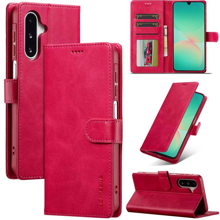 LC.IMEEKE Custodia per telefono in pelle di vitello, For Galaxy A08 5G/A08 4G, For Galaxy A18 5G/A18 4G, For Samsung Galaxy A57 5G, For Samsung Galaxy A37 5G