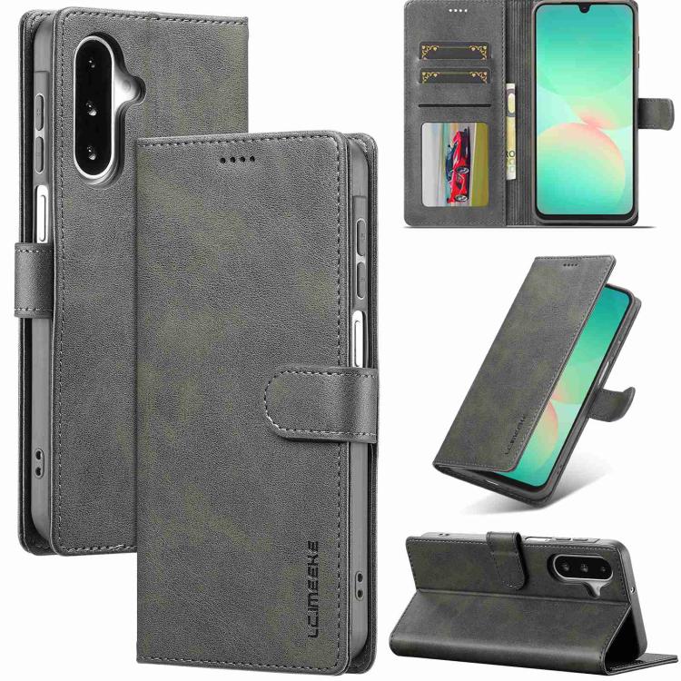 LC.IMEEKE Custodia per telefono in pelle di vitello, For Galaxy A08 5G/A08 4G, For Galaxy A18 5G/A18 4G, For Samsung Galaxy A57 5G, For Samsung Galaxy A37 5G