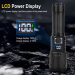 S2301 30W White Laser Wick 1000LM Torcia LED con zoom telescopico, S2301