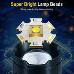 S2301 30W White Laser Wick 1000LM Torcia LED con zoom telescopico, S2301