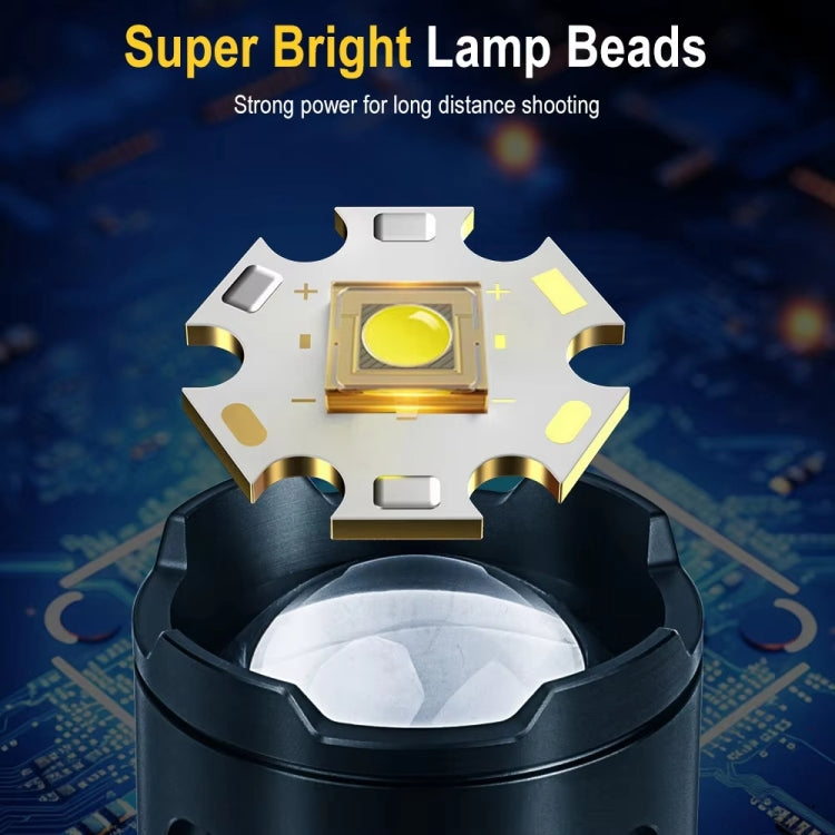S2301 30W White Laser Wick 1000LM Torcia LED con zoom telescopico, S2301
