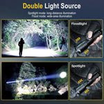 S2301 30W White Laser Wick 1000LM Torcia LED con zoom telescopico, S2301