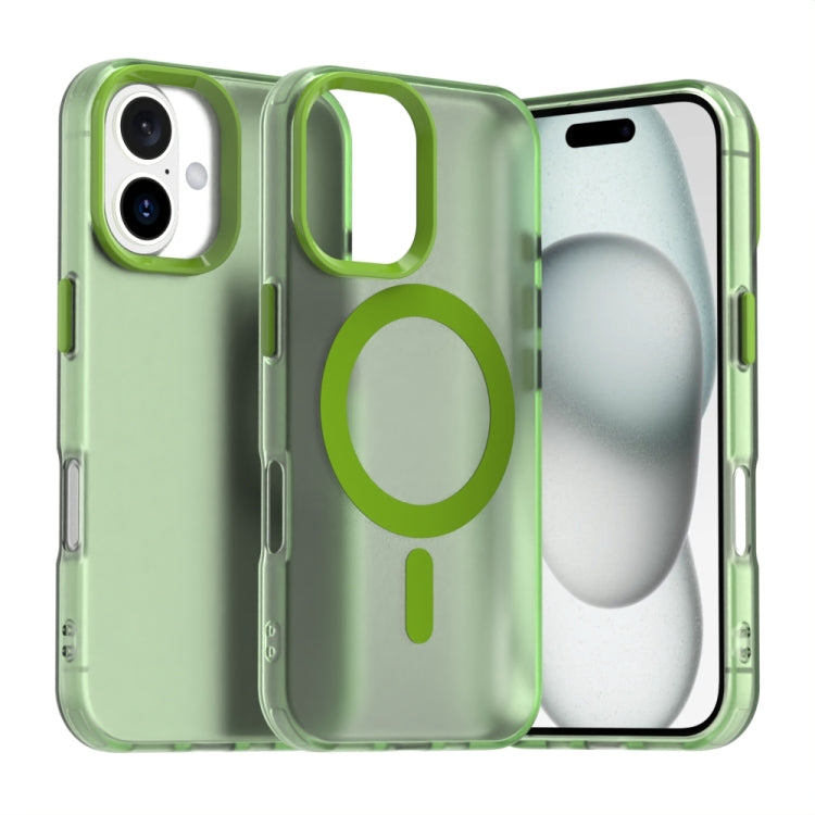 Custodia per telefono Candy Magsafe PC Hybrid TPU, For iPhone 16 Pro Max, For iPhone 16 Pro, For iPhone 16 Plus