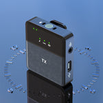 Microfono wireless lavalier SX9 con riduzione rumore