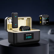 Microfono wireless Lavalier SX23 con scatola ricarica digitale
