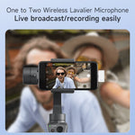 Microfono wireless lavalier SX88 1 TX + 2 RX riduzione rumore