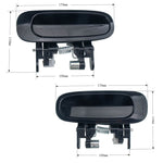 Maniglia esterna per porta posteriore auto da 2 pezzi 69240-02040+69240-02040 per Toyota Corolla 1998-2002, A3448
