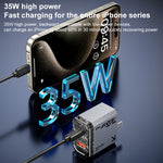 Caricabatterie rapido USB-C 35W WK Pioneer Series