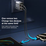 Caricabatterie rapido USB-C 35W WK Pioneer Series