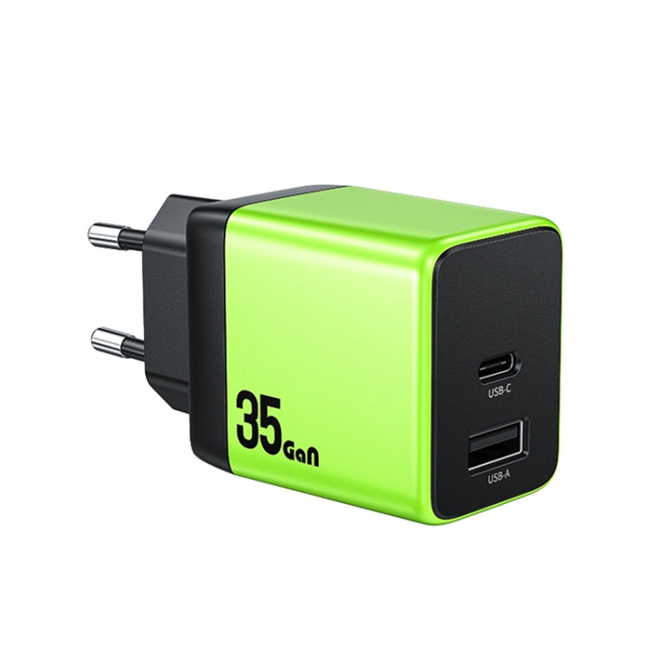 WK WP-U36 35W USB-C / Tipo-C, Caricabatterie rapido USB GaN, EU Plug, UK Plug