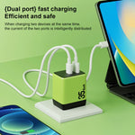 Caricabatterie rapido WK 35W USB-C GaN con EU e UK Plug
