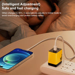Caricabatterie rapido WK 35W USB-C GaN con EU e UK Plug